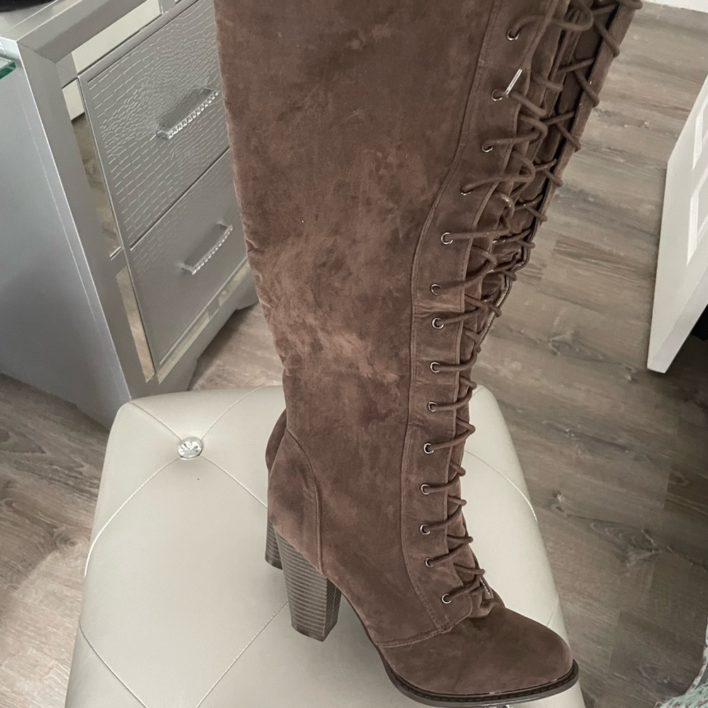 Suede High boots size 9